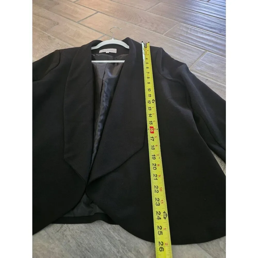 Women's Anthropologie Daniel Rainn Open Front Blazer Cardigan Size Large Color B